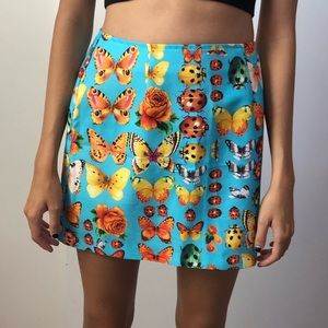 Vintage Bugs and Other Fun Mini Skirt